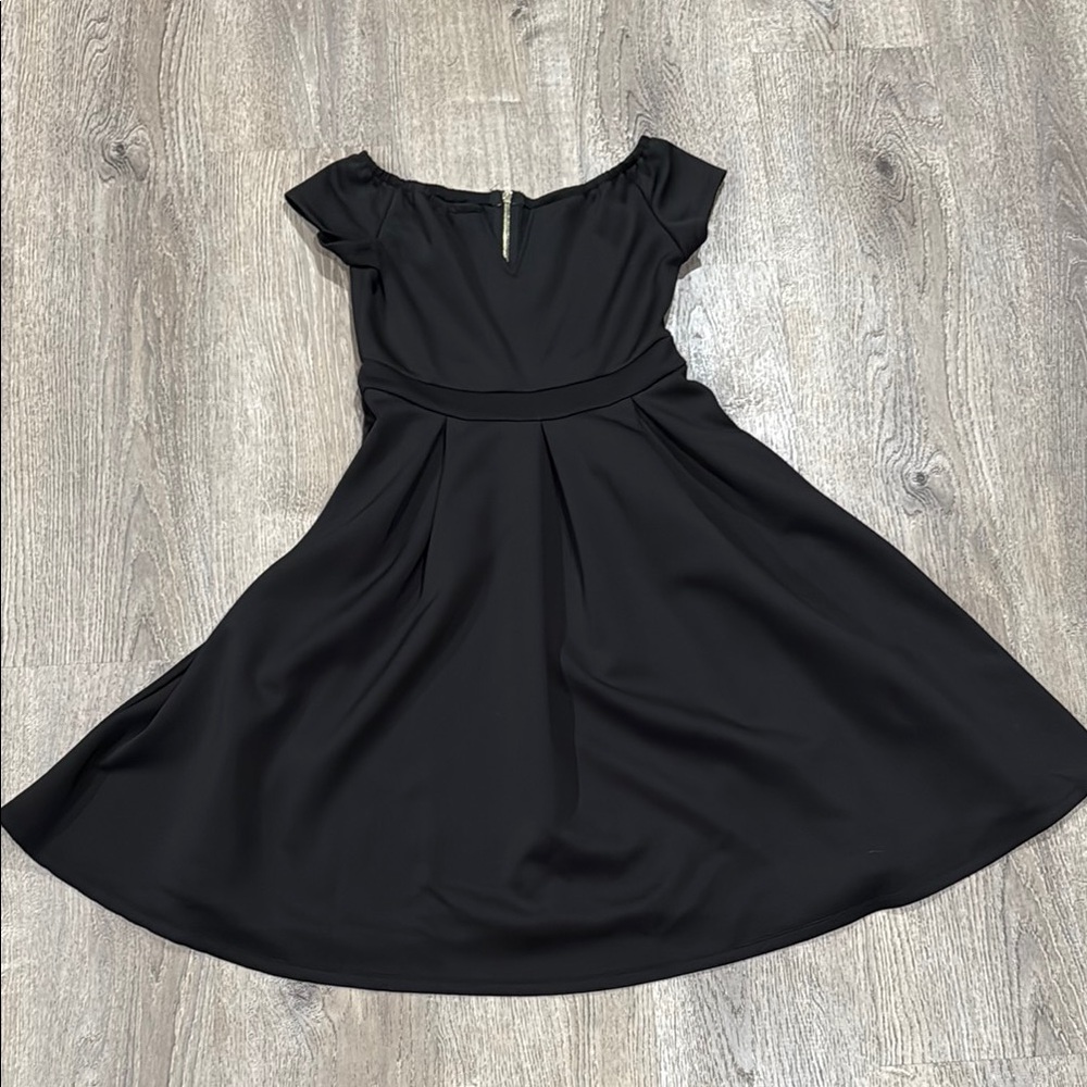 Elegant Black Off-Shoulder Dress